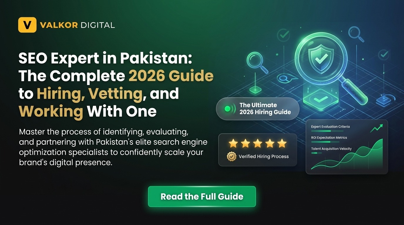 SEO expert in Pakistan