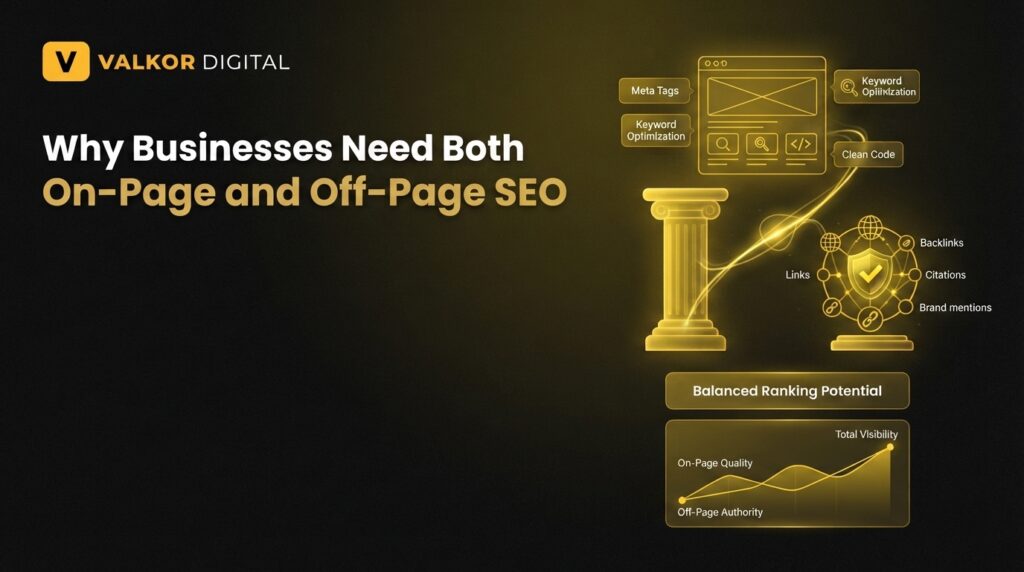 why every business need on page and off page SEO