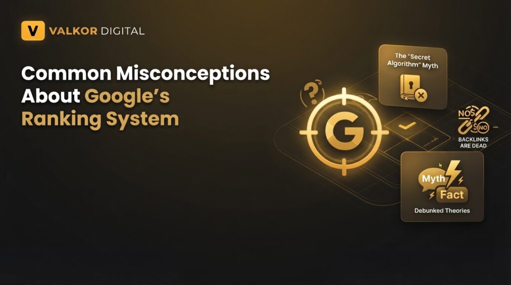 common myths of Google ranking