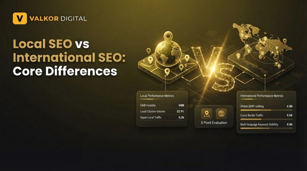 Local SEO vs International SEO: Core Differences