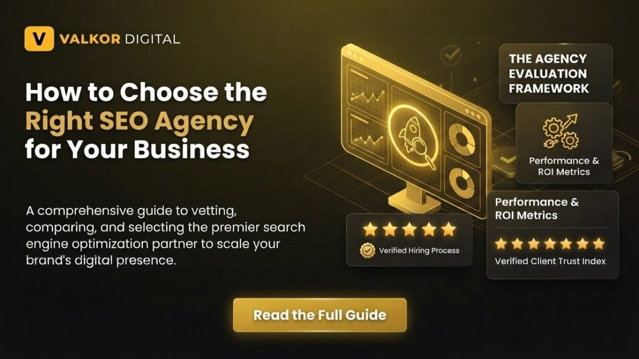 How to Choose the Right SEO Agency for Your Business